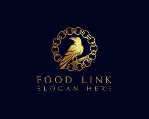 Chain - Luxury Crow Chain logo design