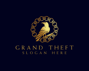 Event Styling - Luxury Crow Chain logo design