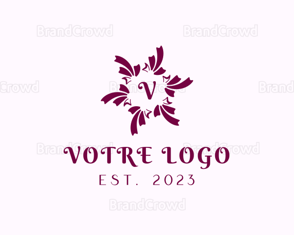 Decorative Ribbon Interior Design Logo
