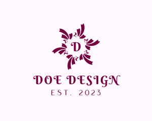 Decorative Ribbon Interior Design logo design