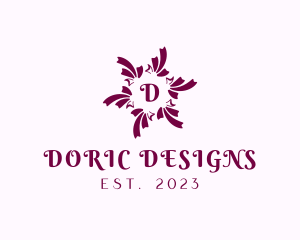 Decorative Ribbon Interior Design logo design