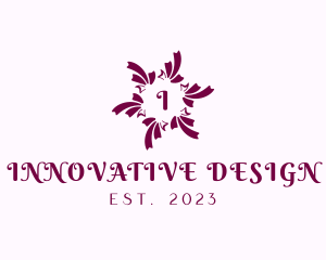 Decorative Ribbon Interior Design logo design