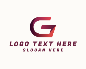 Modern - Modern Ribbon Letter G logo design