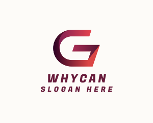 Modern Ribbon Letter G Logo