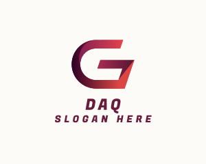 Egame - Modern Ribbon Letter G logo design