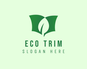 Eco Leaf Booklet logo design