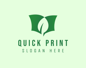 Booklet - Eco Leaf Booklet logo design