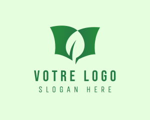 Care - Eco Leaf Booklet logo design