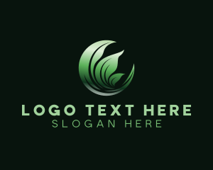 Environment - Natural Leaves Plant logo design