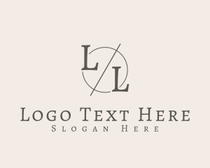 Branding - Generic Circle Slash Business logo design