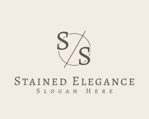 Generic Circle Slash Business logo design