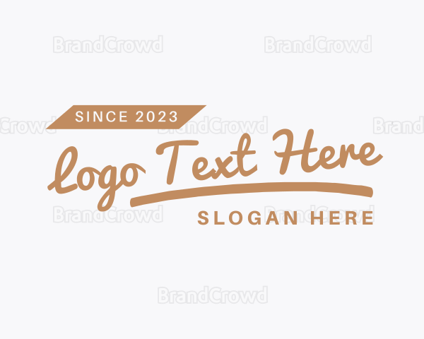 Simple Tilted Business Logo