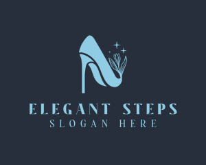 Floral Fashion Stilettos logo design