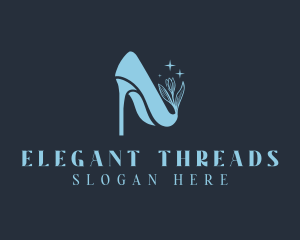 Floral Fashion Stilettos logo design