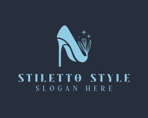 Floral Fashion Stilettos logo design