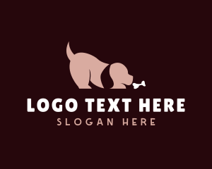 Dog Portrait - Pet Dog Animal logo design