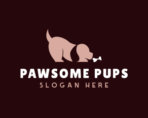 Pet Dog Animal  logo design