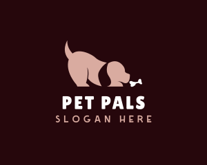 Pet Dog Animal  logo design