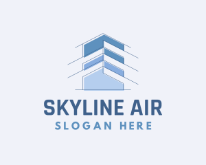 Skyscraper Building Engineer Architect Logo