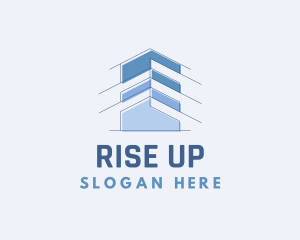 Skyscraper Building Engineer Architect logo design