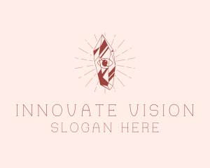 Visionary - Eye Gemstone Artisan logo design