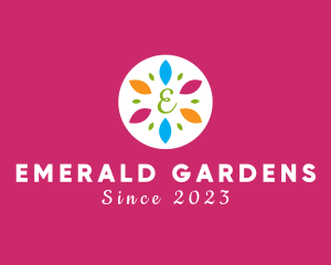 Multicolor Leaf Garden Nature logo design