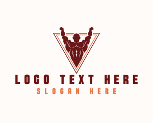 Fit - Strong Human Gym logo design