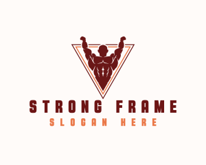 Strong Human Gym logo design