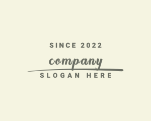 Enterprise - Script Company Business logo design