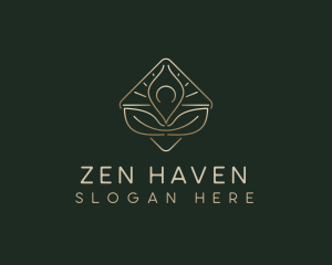 Zen Wellness Yoga logo design