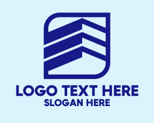 Blue Property Housing  Logo