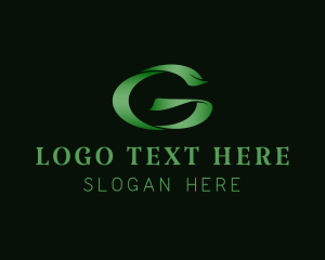 Nature - Stylish Green Letter G logo design