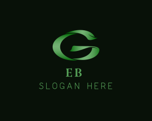 Stylish Green Letter G Logo