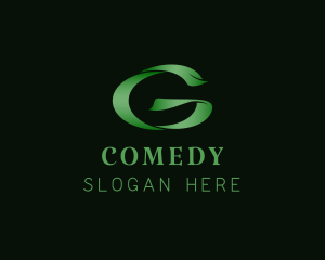 Stylish Green Letter G Logo