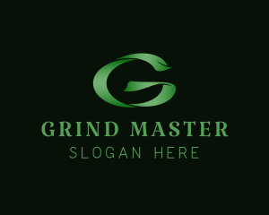 Stylish Green Letter G logo design