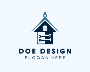 Home Interior Design logo design