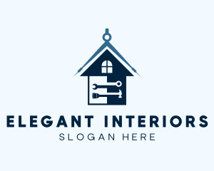 Home Interior Design logo design