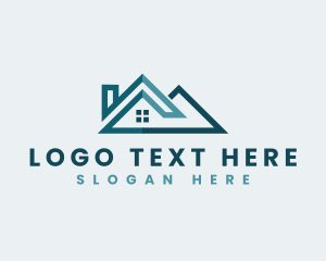 Shelter - Home Roofing Builder logo design