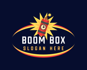 Time Bomb Explosion logo design