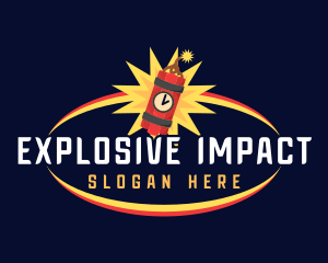 Time Bomb Explosion logo design