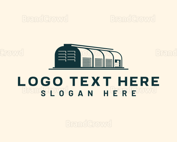 Logistics Storage Warehouse Logo