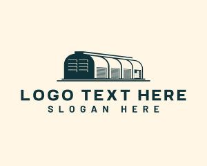 Distribution - Logistics Storage Warehouse logo design