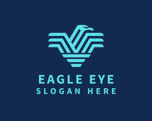 Eagle Bird Wings logo design