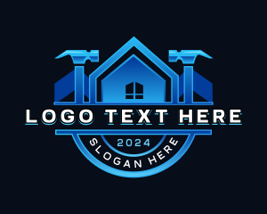 Home Improvement - Hammer Builder Renovation logo design