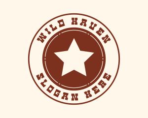 Western Sheriff Badge logo design