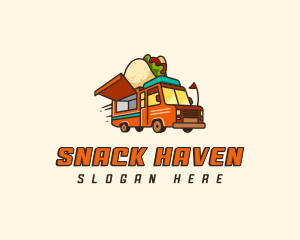 Mexican Taco Food Truck logo design