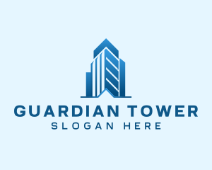 Corporate Building Realty logo design