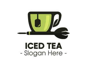 Tea Cup Dart logo design