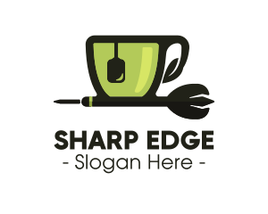 Pointed - Tea Cup Dart logo design