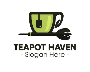 Tea Cup Dart logo design